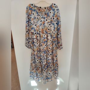 Joie Floral Print Maxi Dress